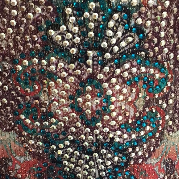 Beautiful sparkling vintage Reba sweater blouse - Picture 6 of 7